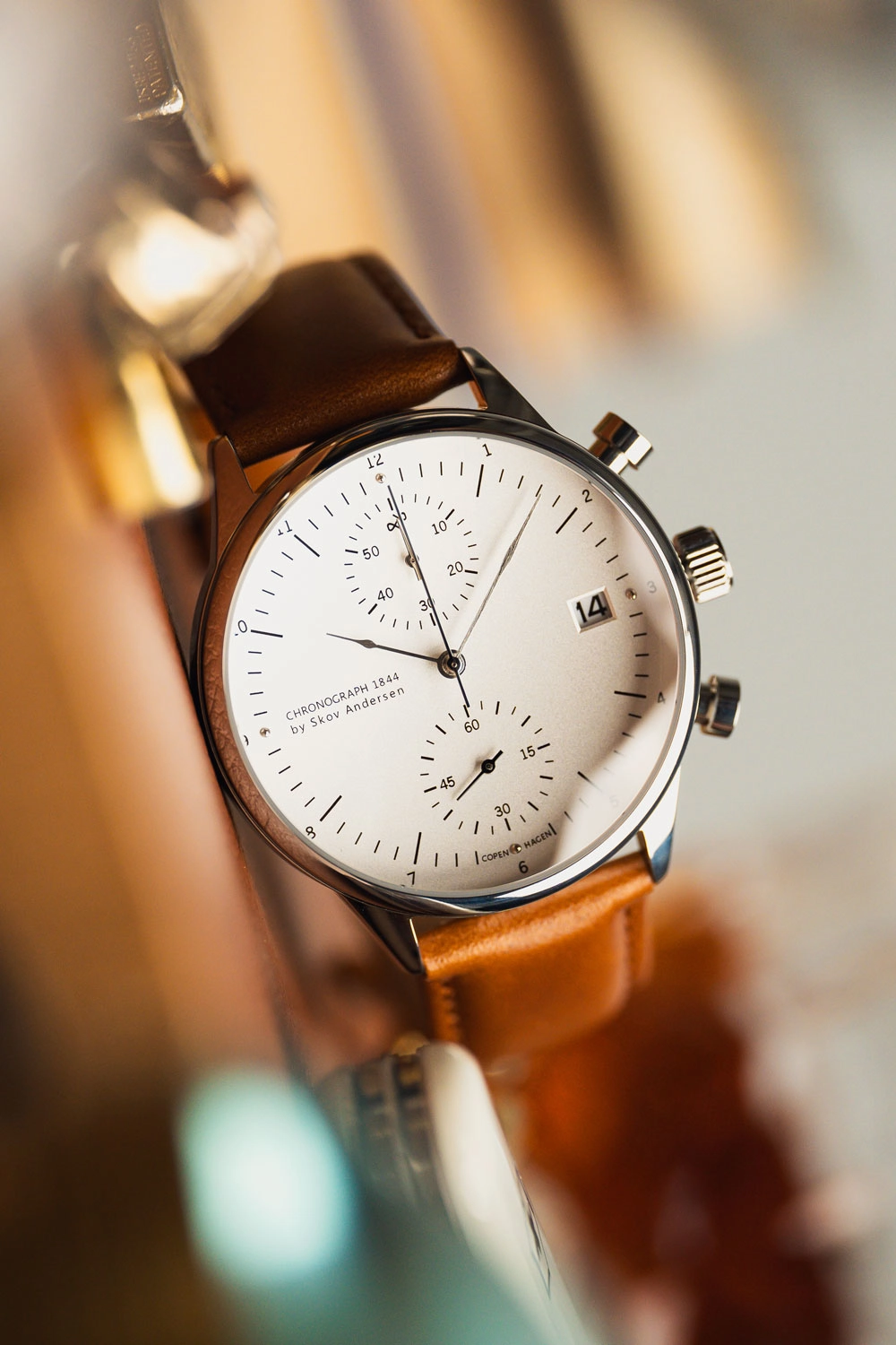 1844 Chronograph. Steel / White