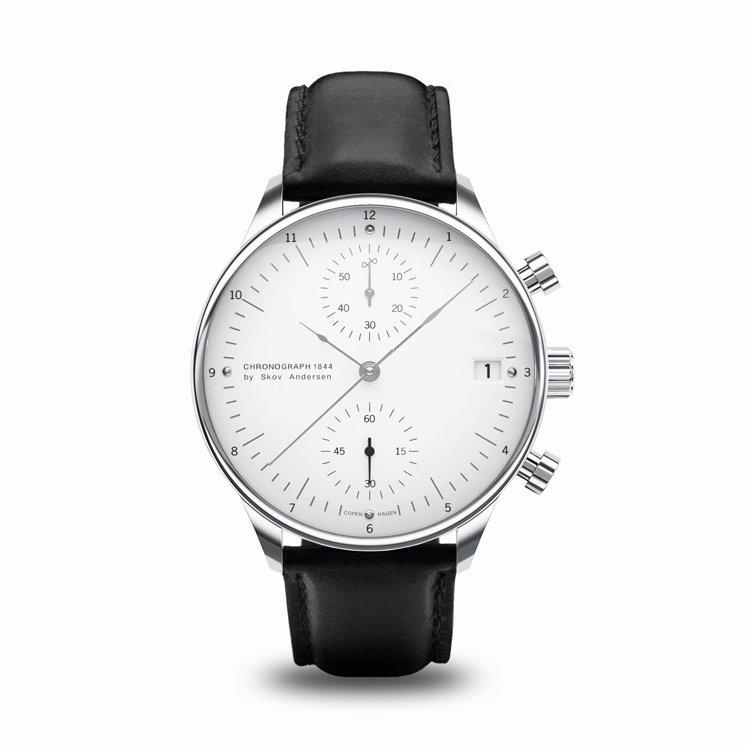 1844 Chronograph. Steel / White