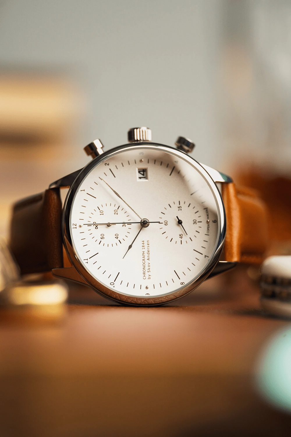 1844 Chronograph. Steel / White
