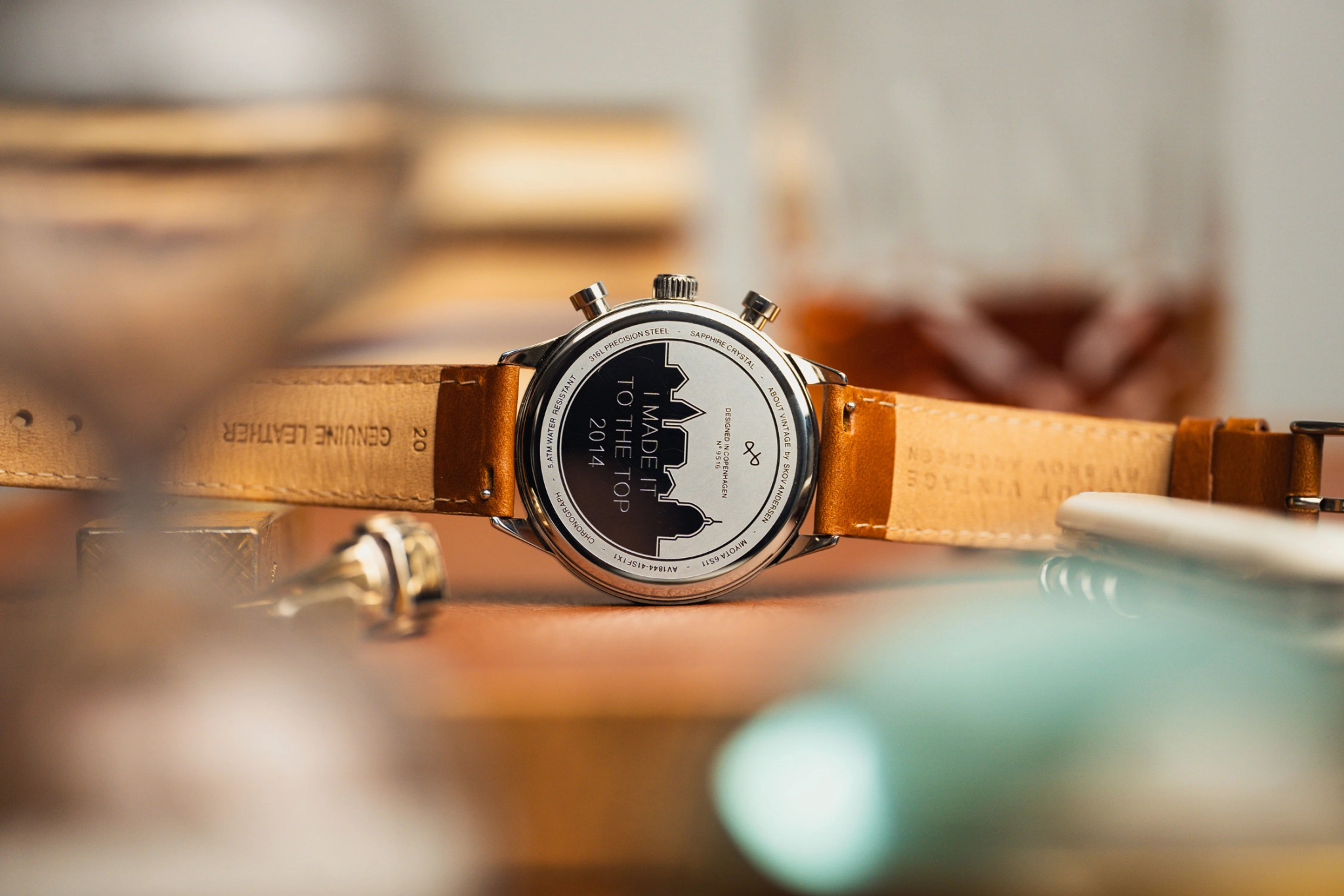 1844 Chronograph. Steel / White