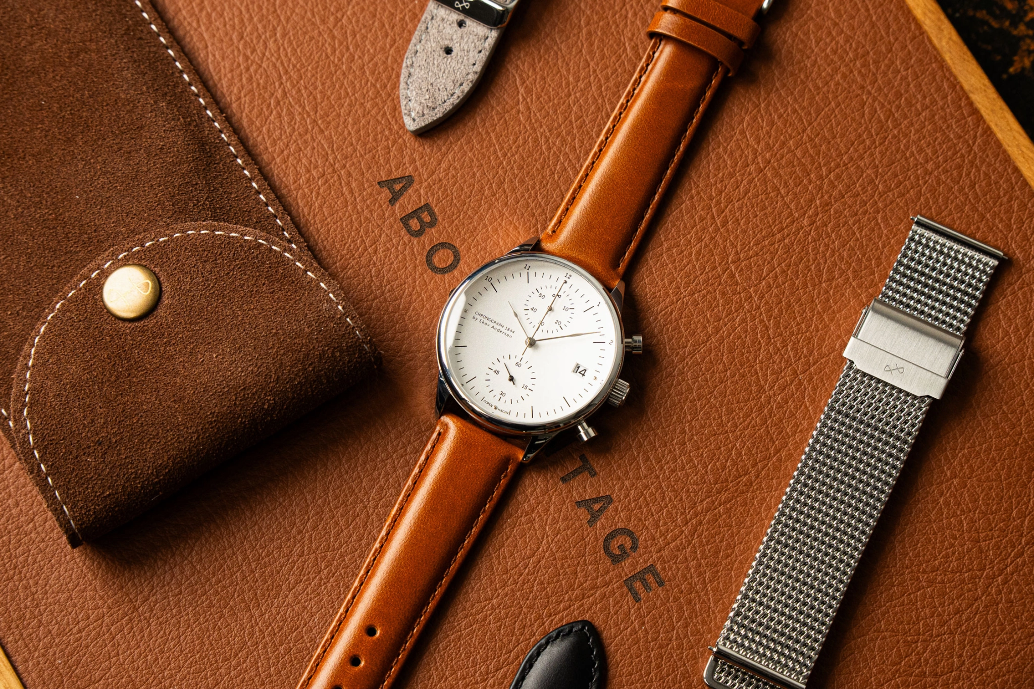 1844 Chronograph. Steel / White