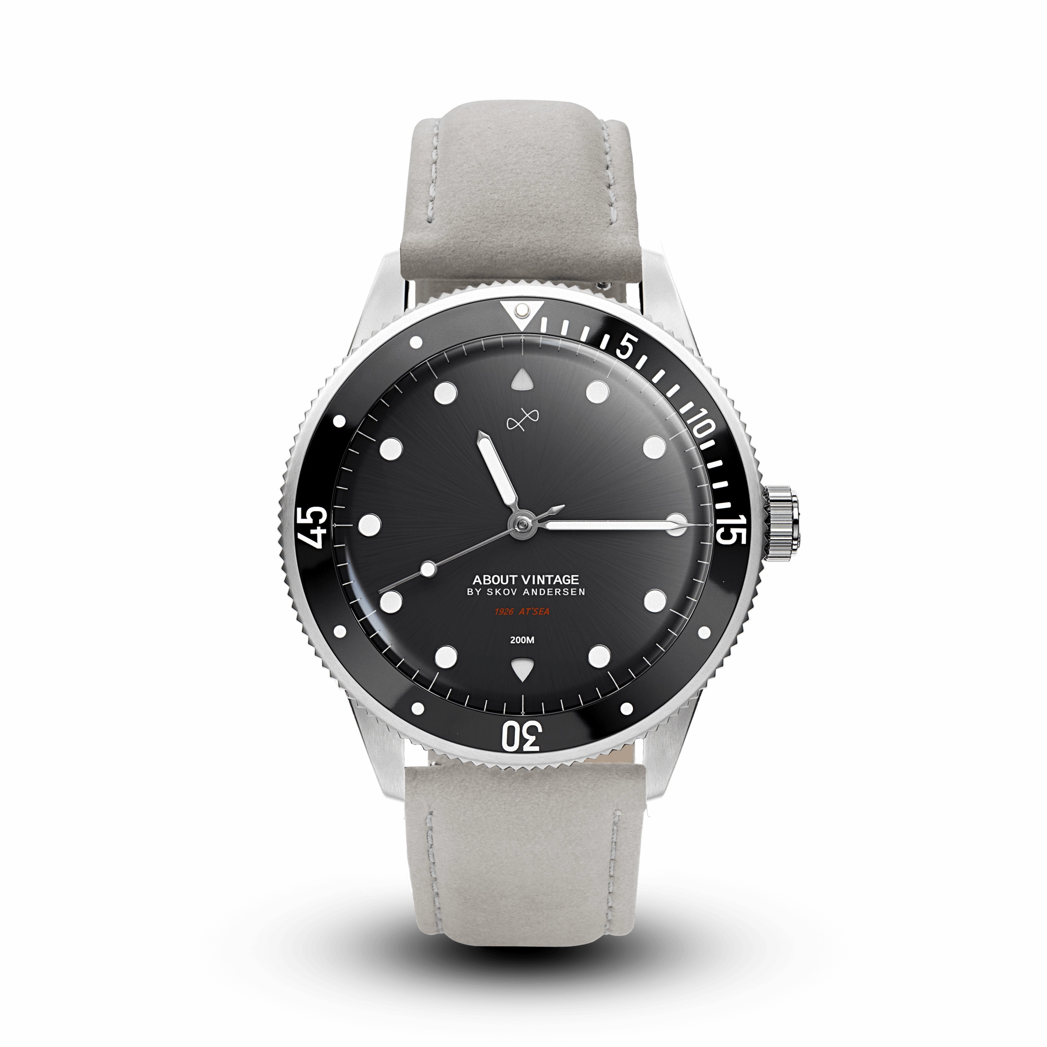 1926 At'sea. Steel / Black – 39MM
