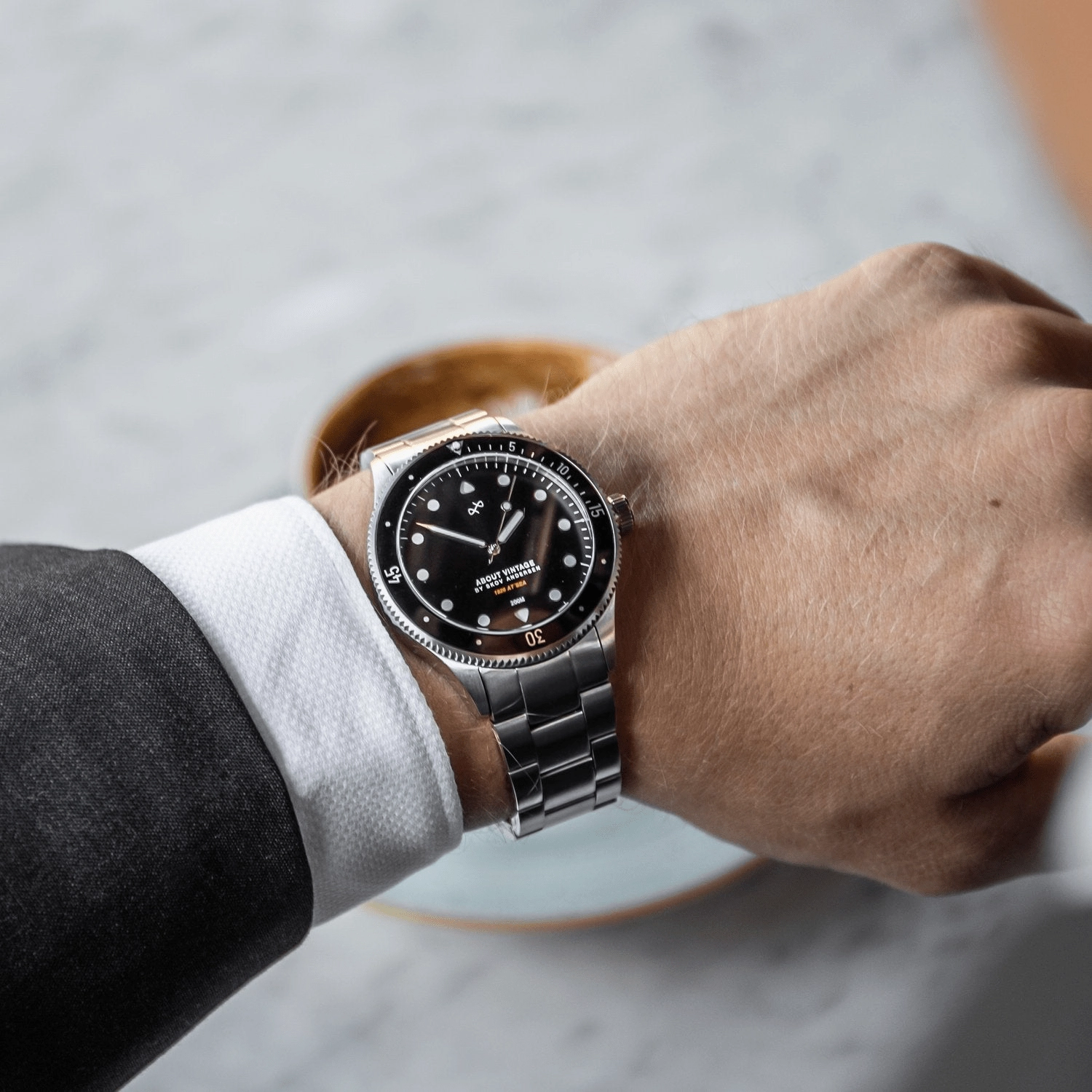 1926 At'sea. Steel / Black – 39MM