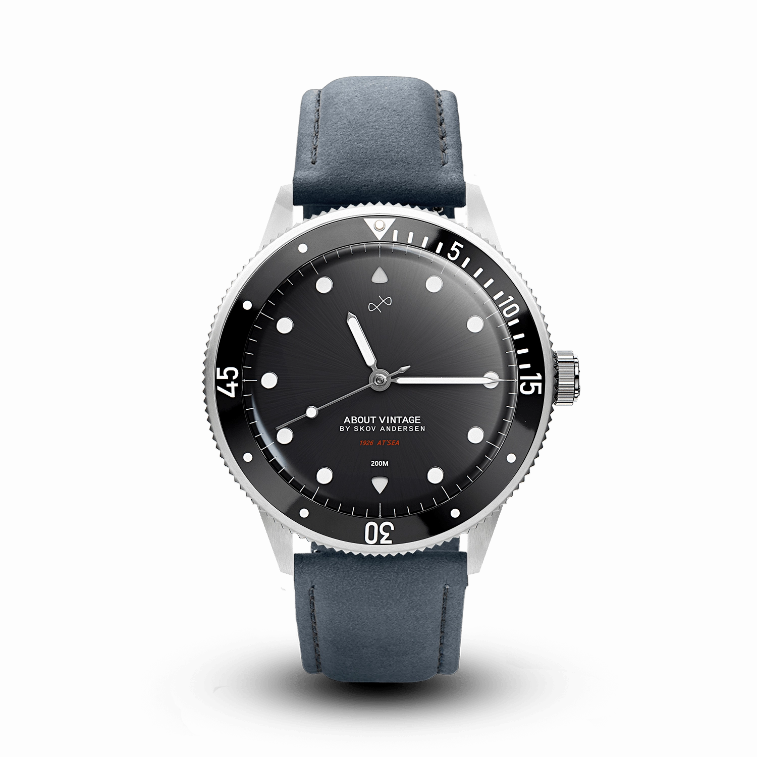 1926 At'sea. Steel / Black – 39MM