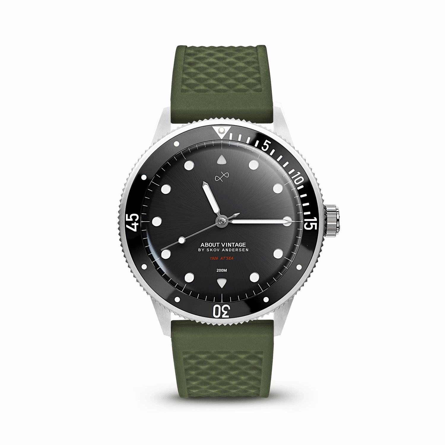 1926 At'sea. Steel / Black – 39MM