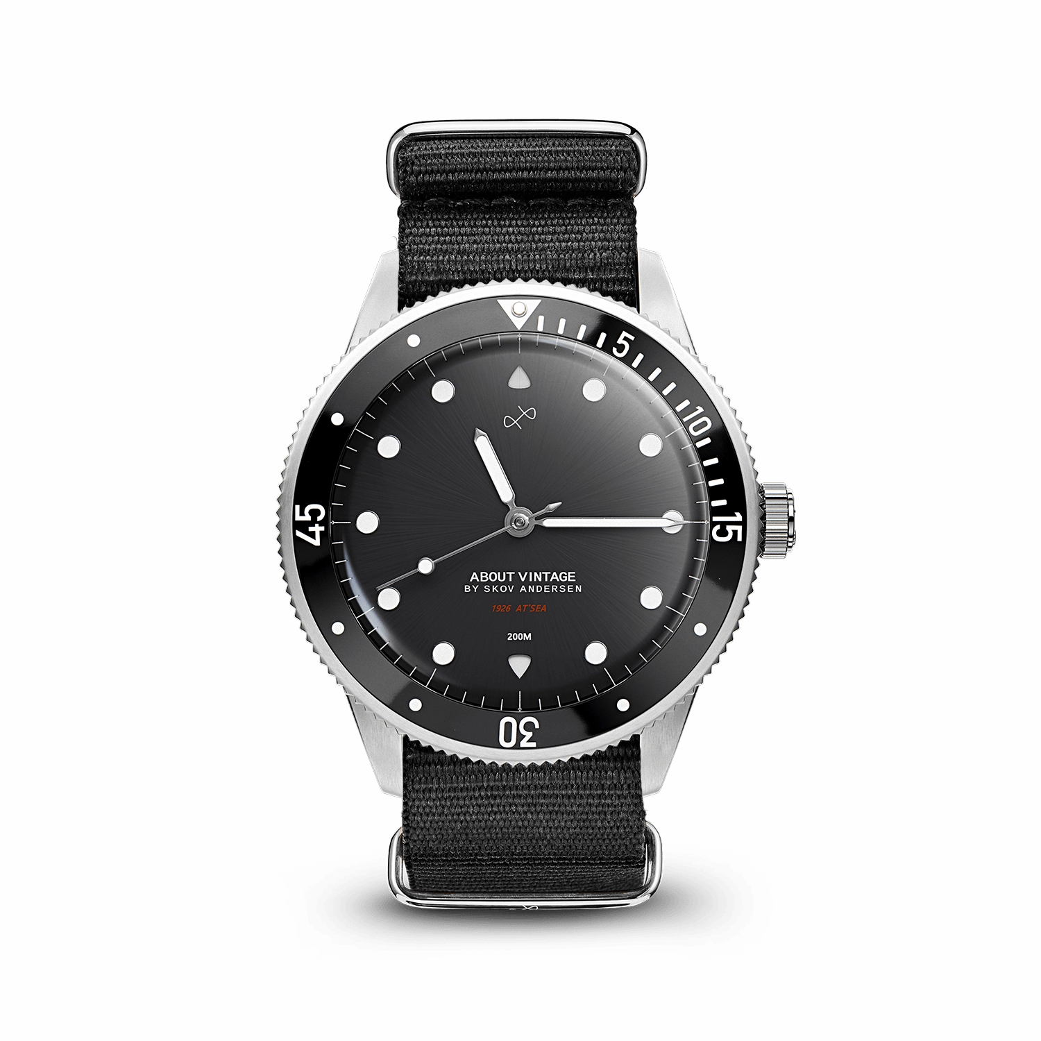 1926 At'sea. Steel / Black – 39MM
