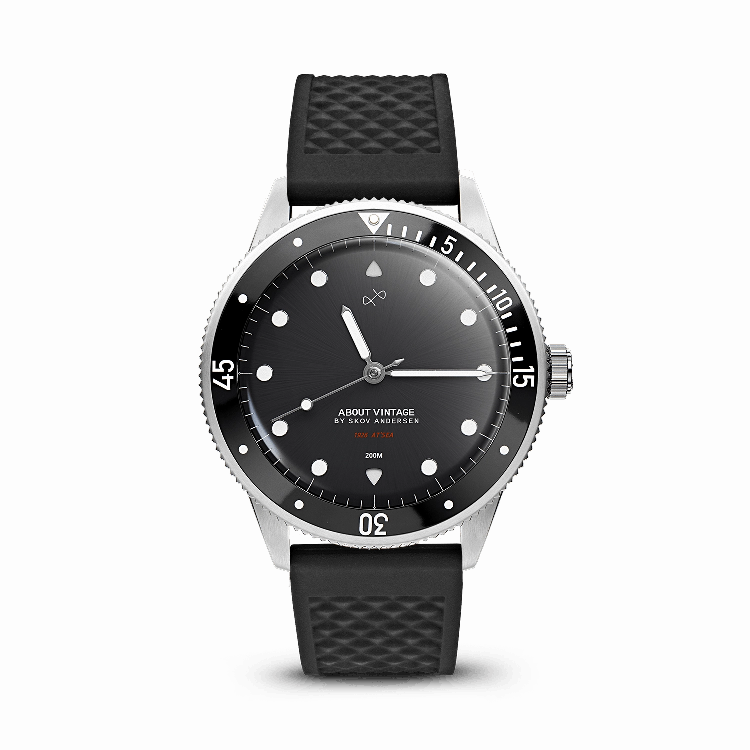 1926 At'sea. Steel / Black – 39MM