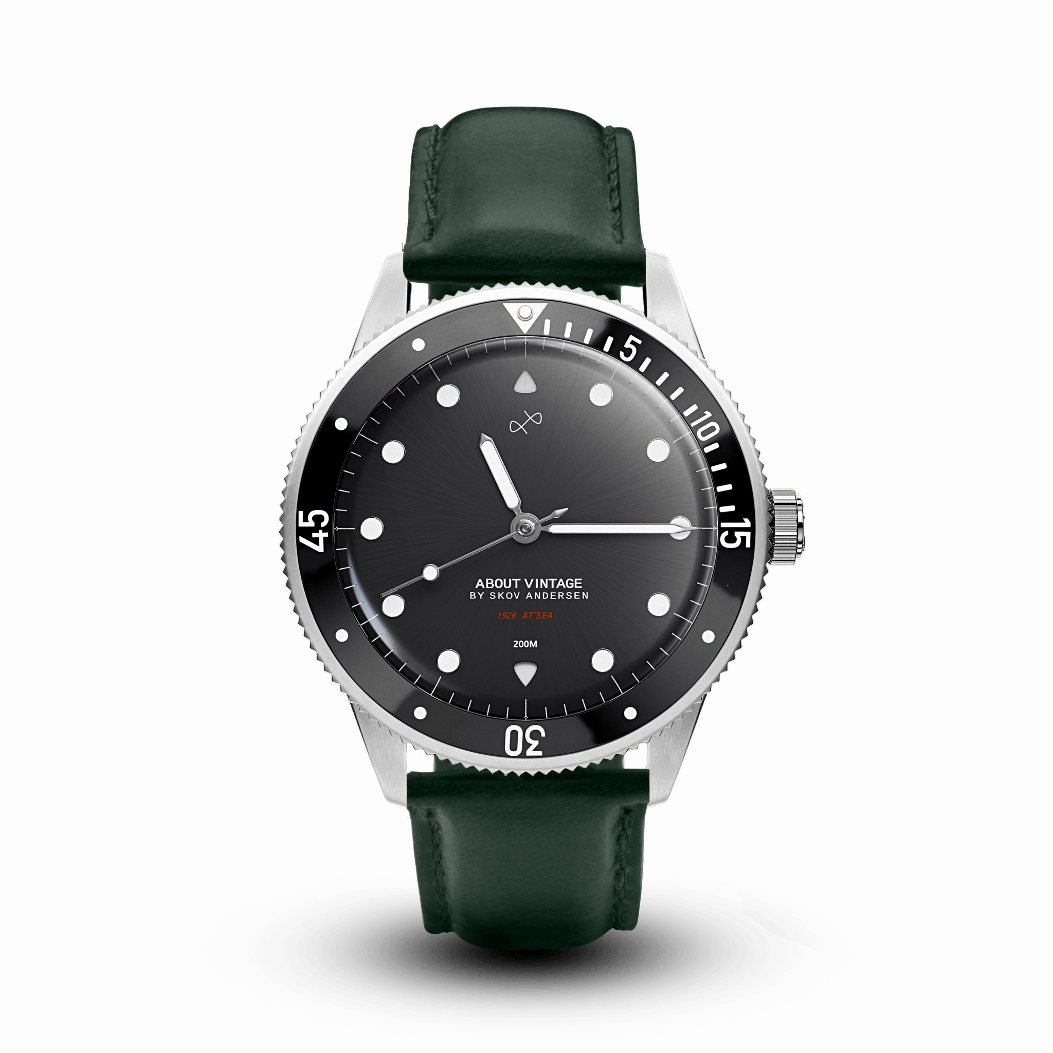 1926 At'sea. Steel / Black – 39MM
