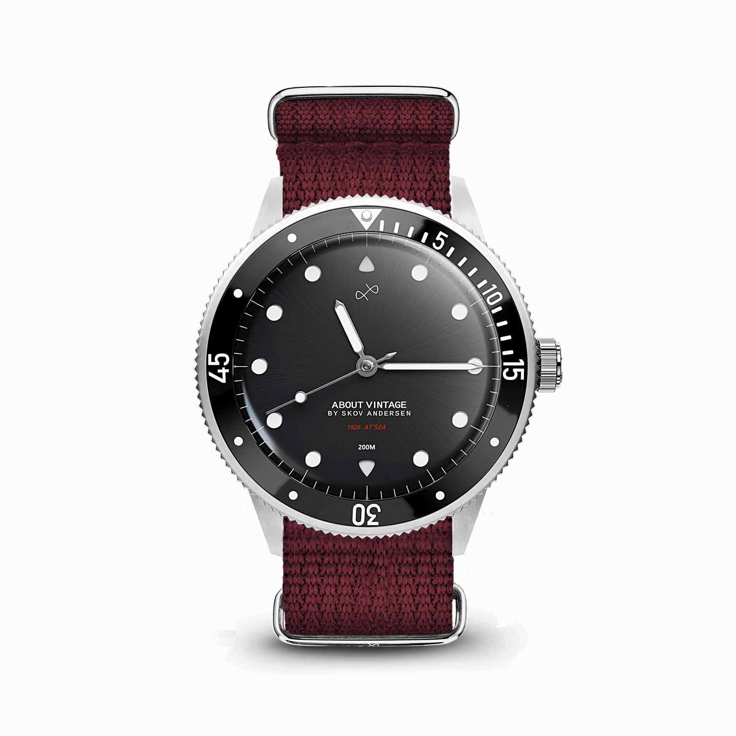 1926 At'sea. Steel / Black – 39MM
