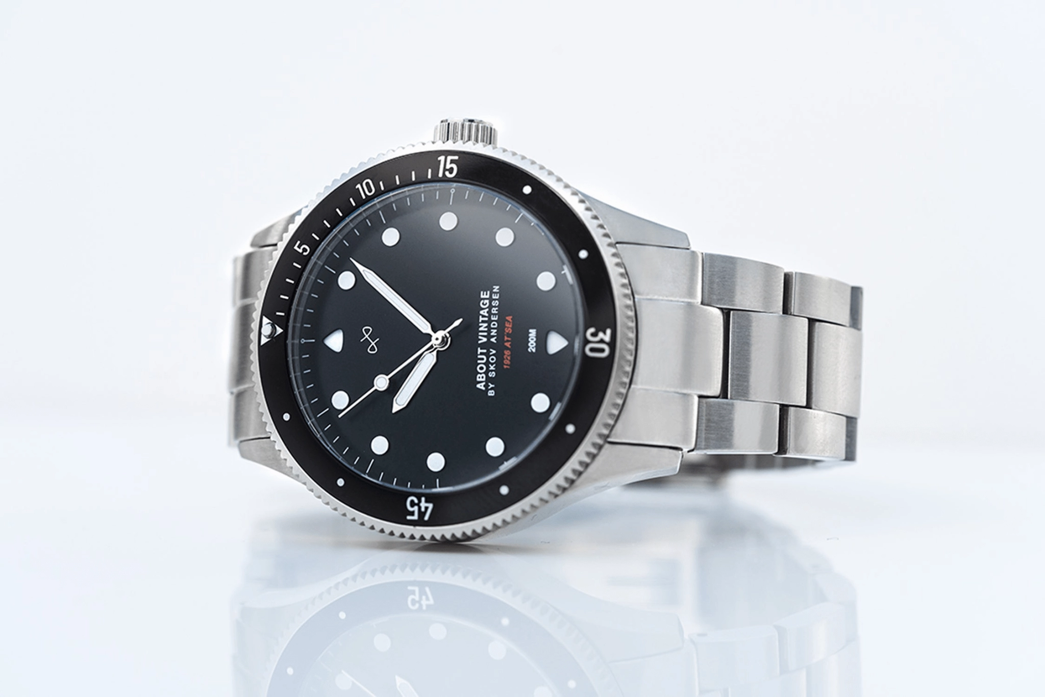 1926 At'sea. Steel / Black – 39MM