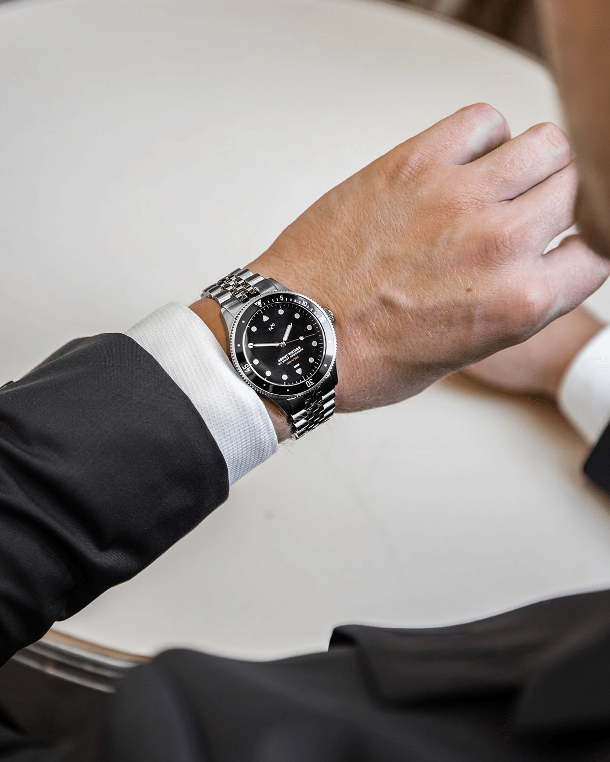 1926 At'sea. Steel / Black – 39MM