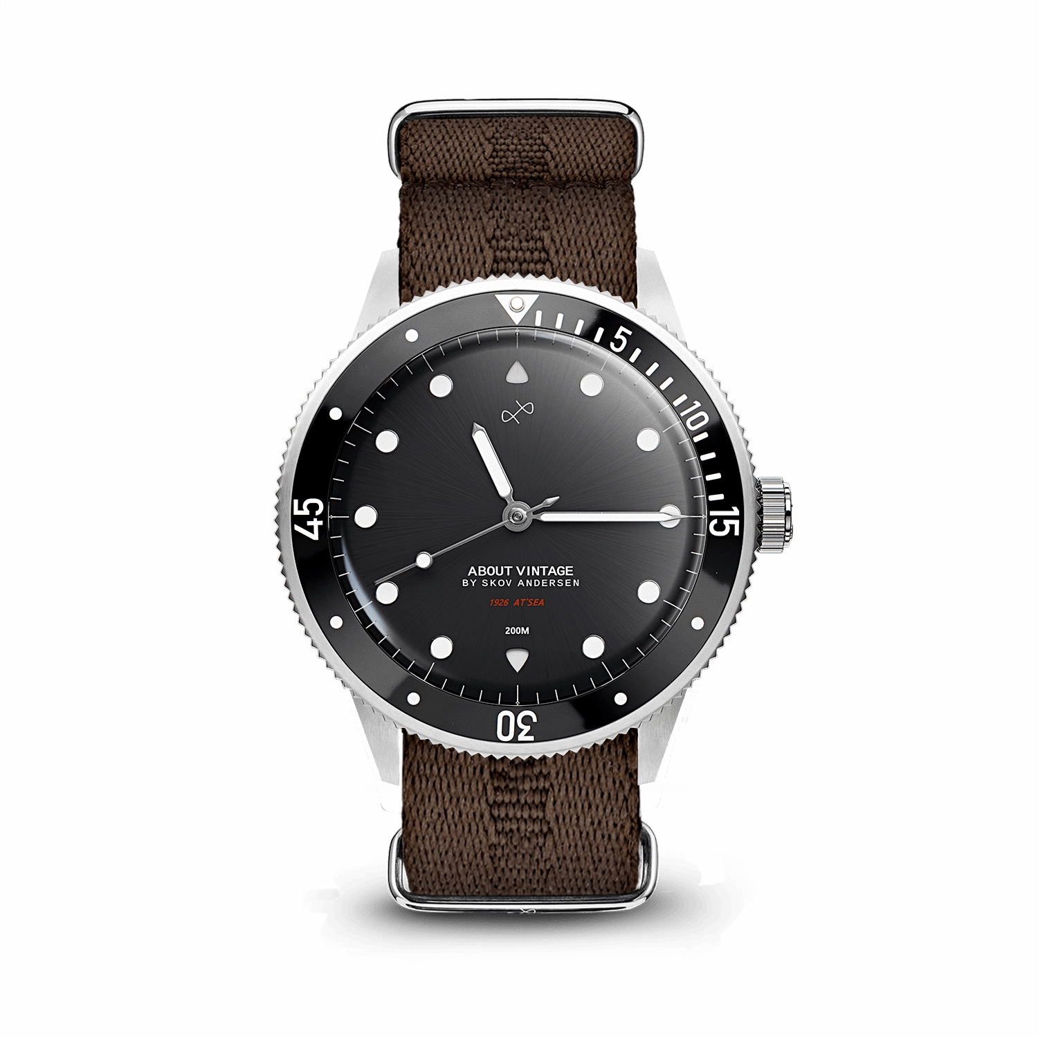 1926 At'sea. Steel / Black – 39MM
