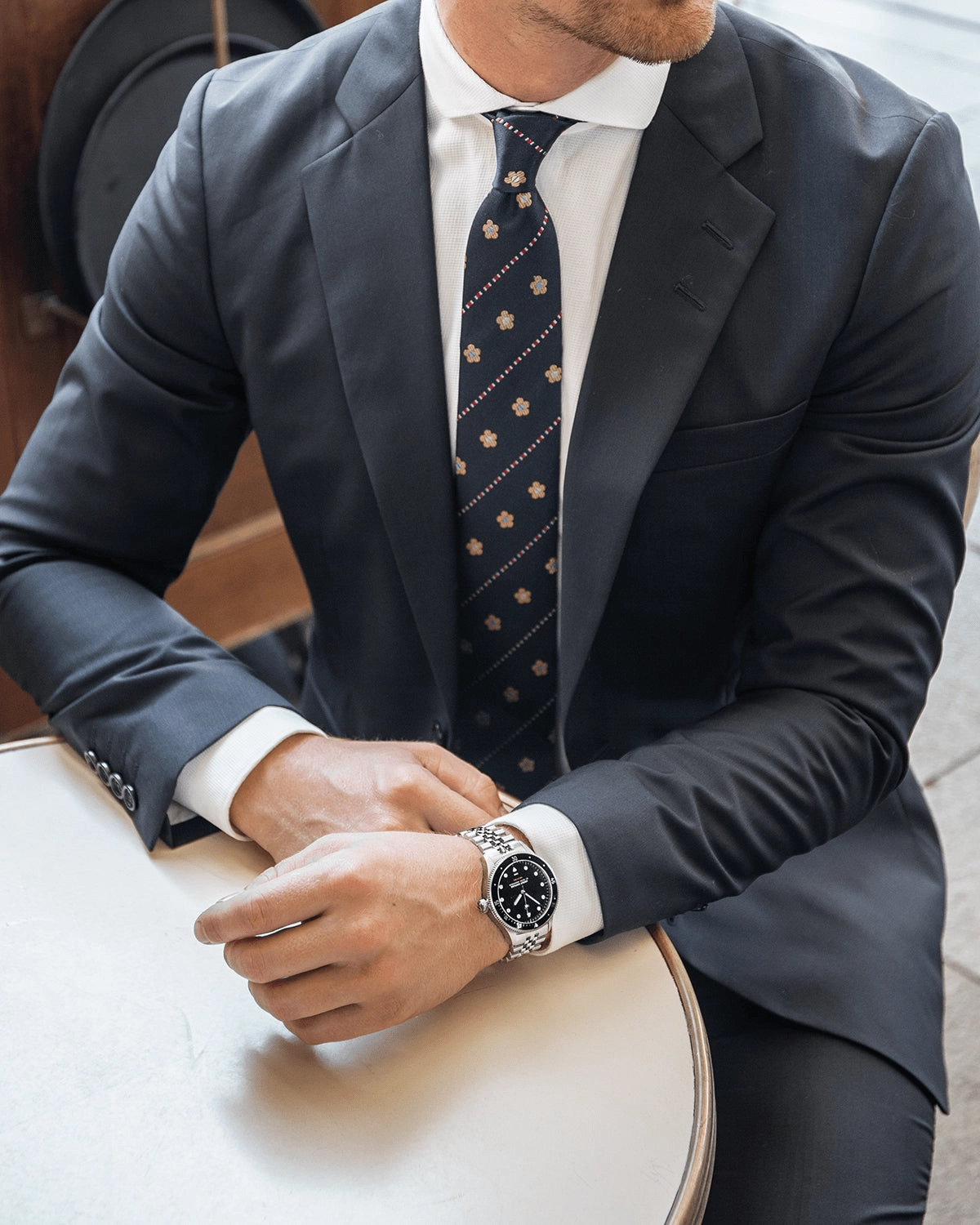 1926 At'sea. Steel / Black – 39MM