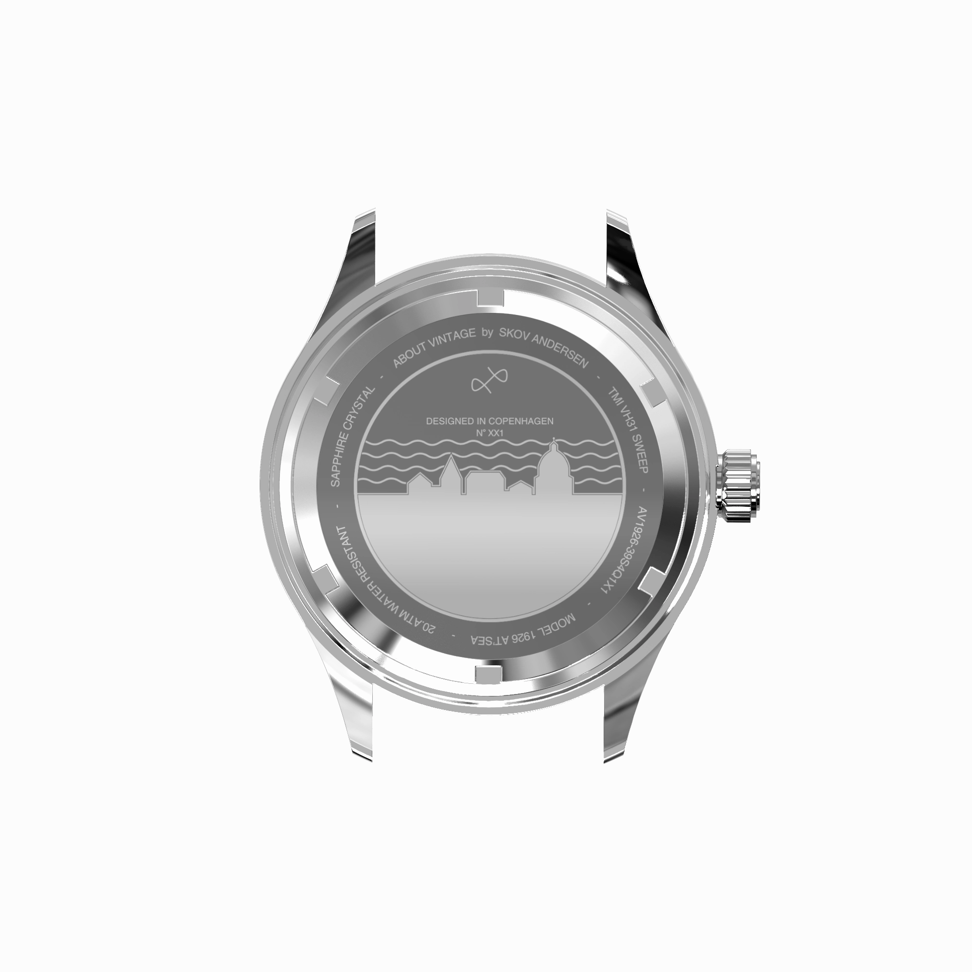 1926 At'sea. Steel / Black – 39MM