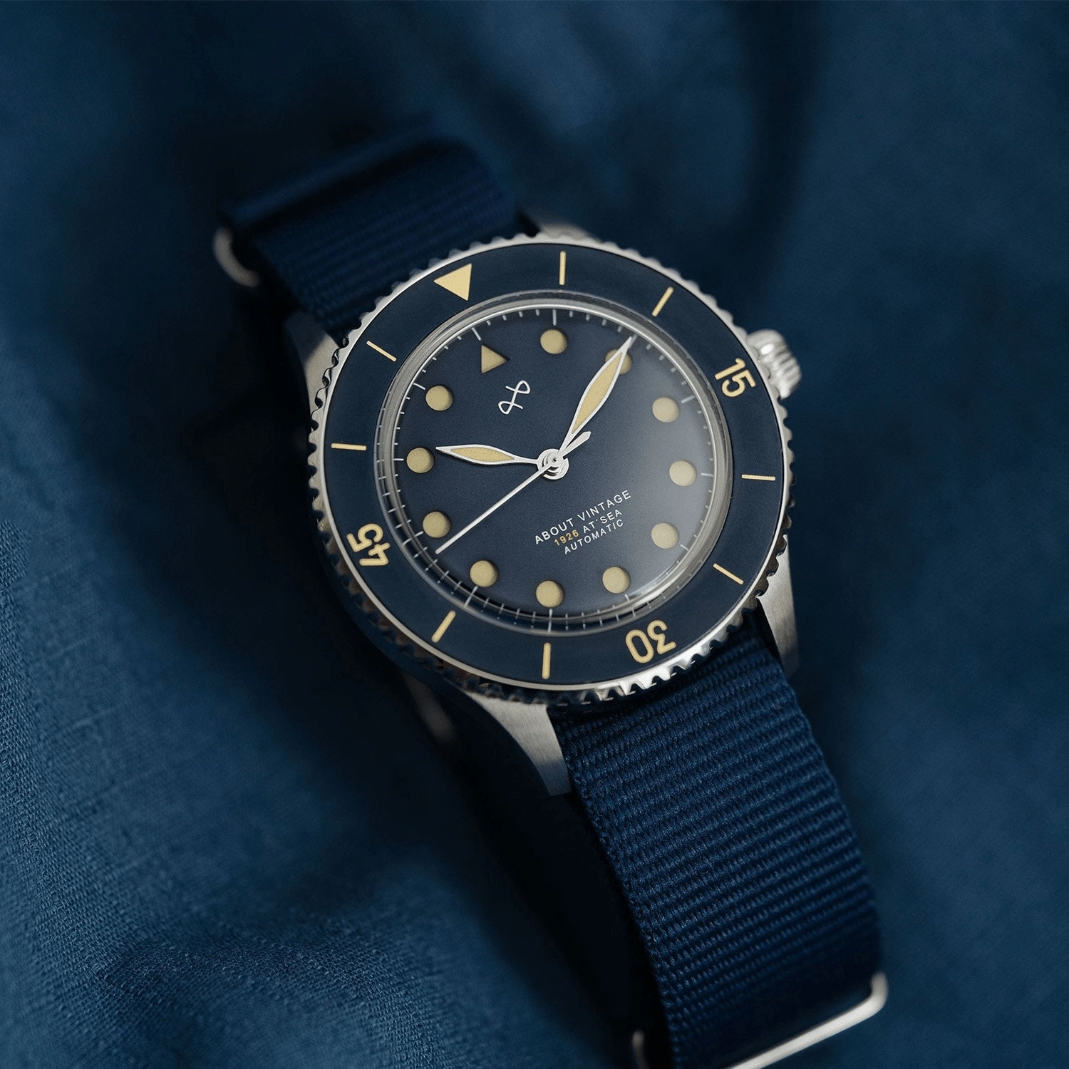 1926 Automatic. Steel / Blue Vintage