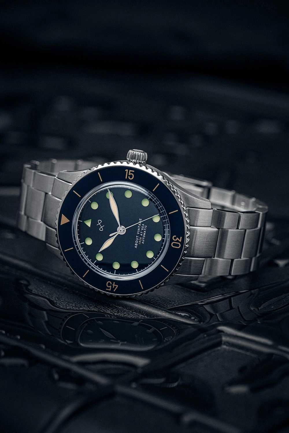 1926 Automatic. Steel / Blue Vintage