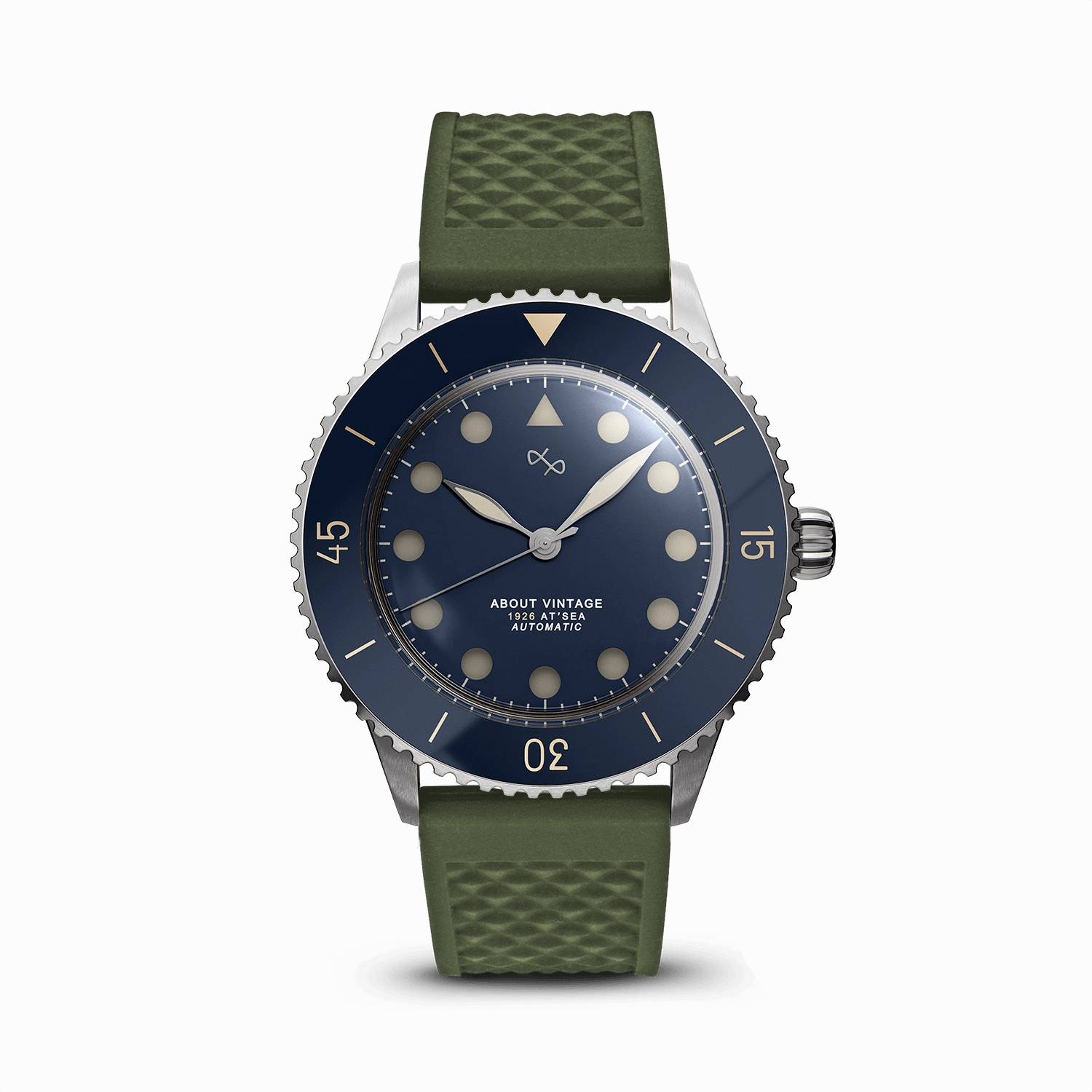 1926 Automatic. Steel / Blue Vintage