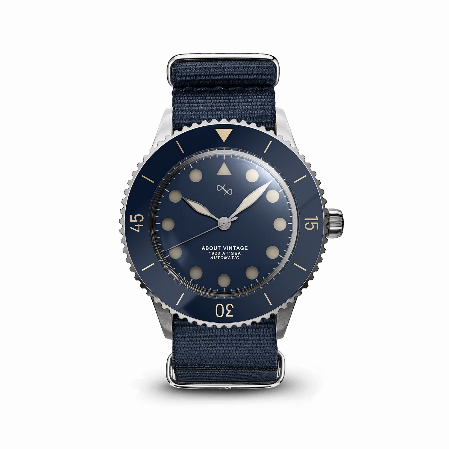 1926 Automatic. Steel / Blue Vintage
