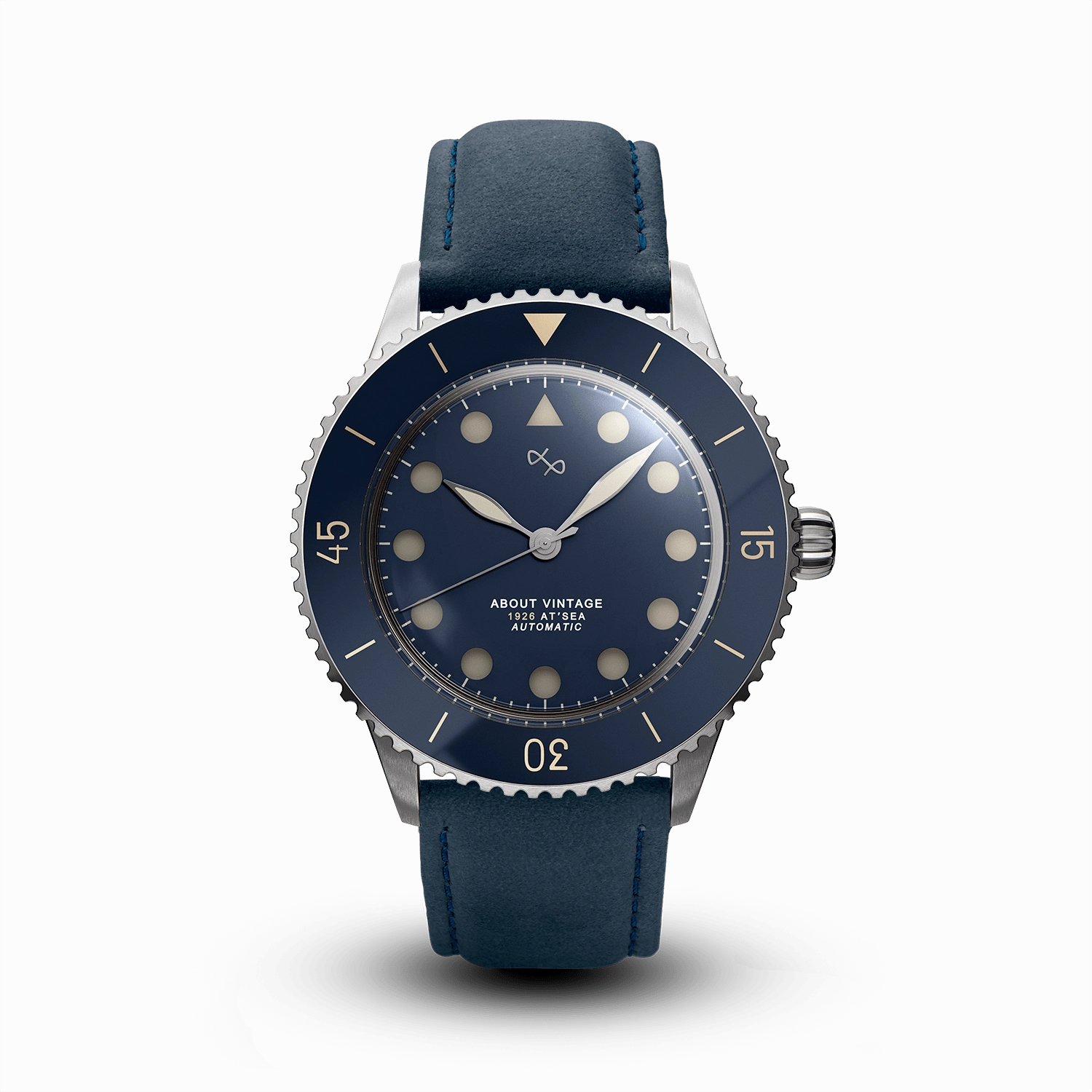 1926 Automatic. Steel / Blue Vintage