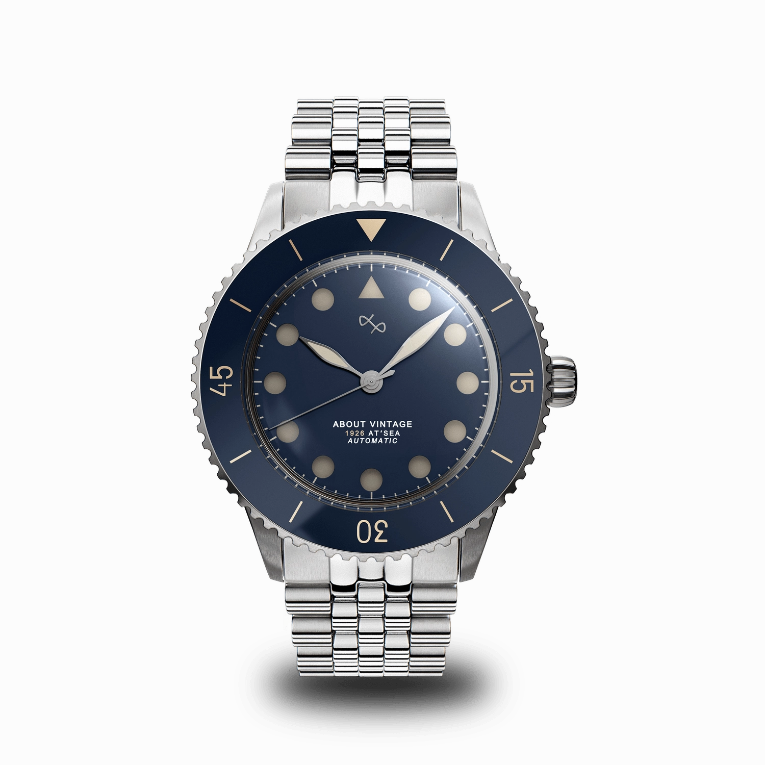1926 Automatic. Steel / Blue Vintage