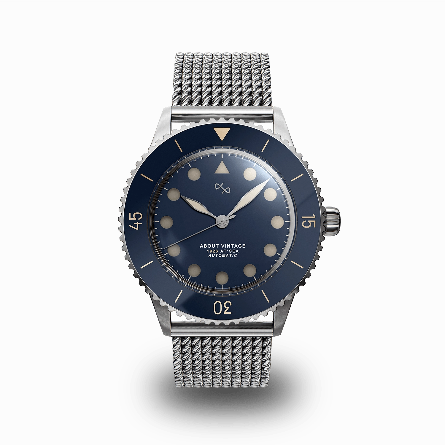 1926 Automatic. Steel / Blue Vintage