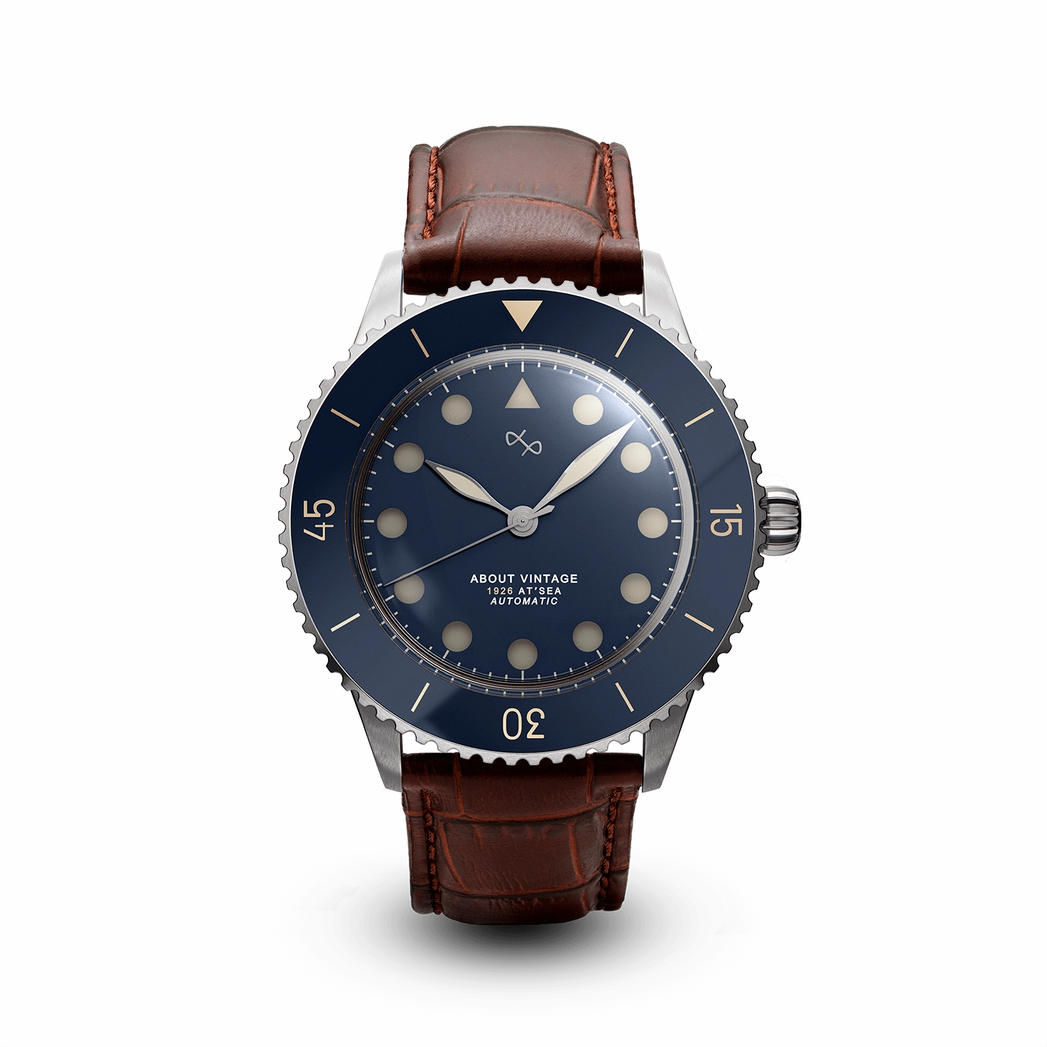 1926 Automatic. Steel / Blue Vintage