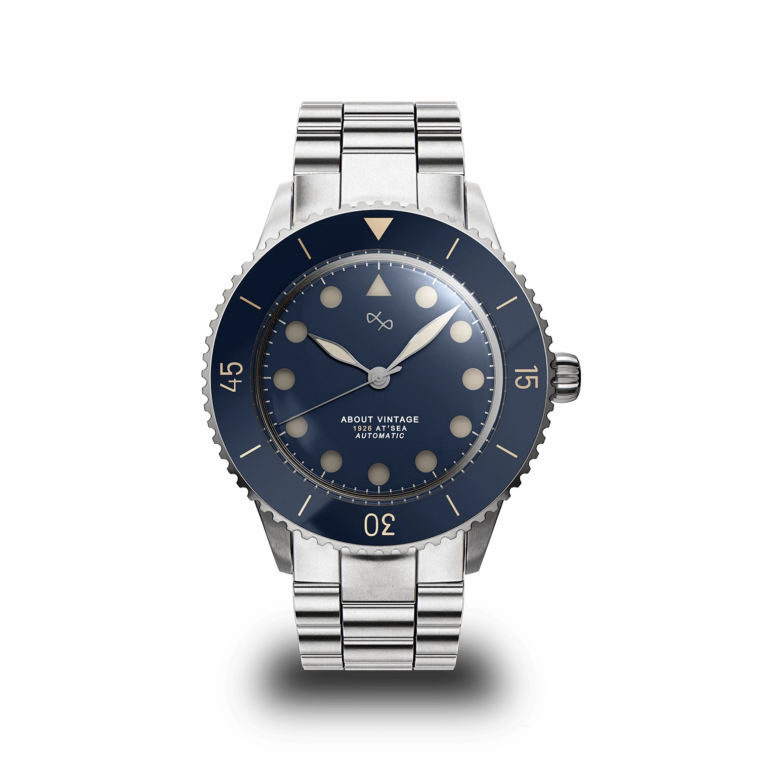 1926 Automatic. Steel / Blue Vintage