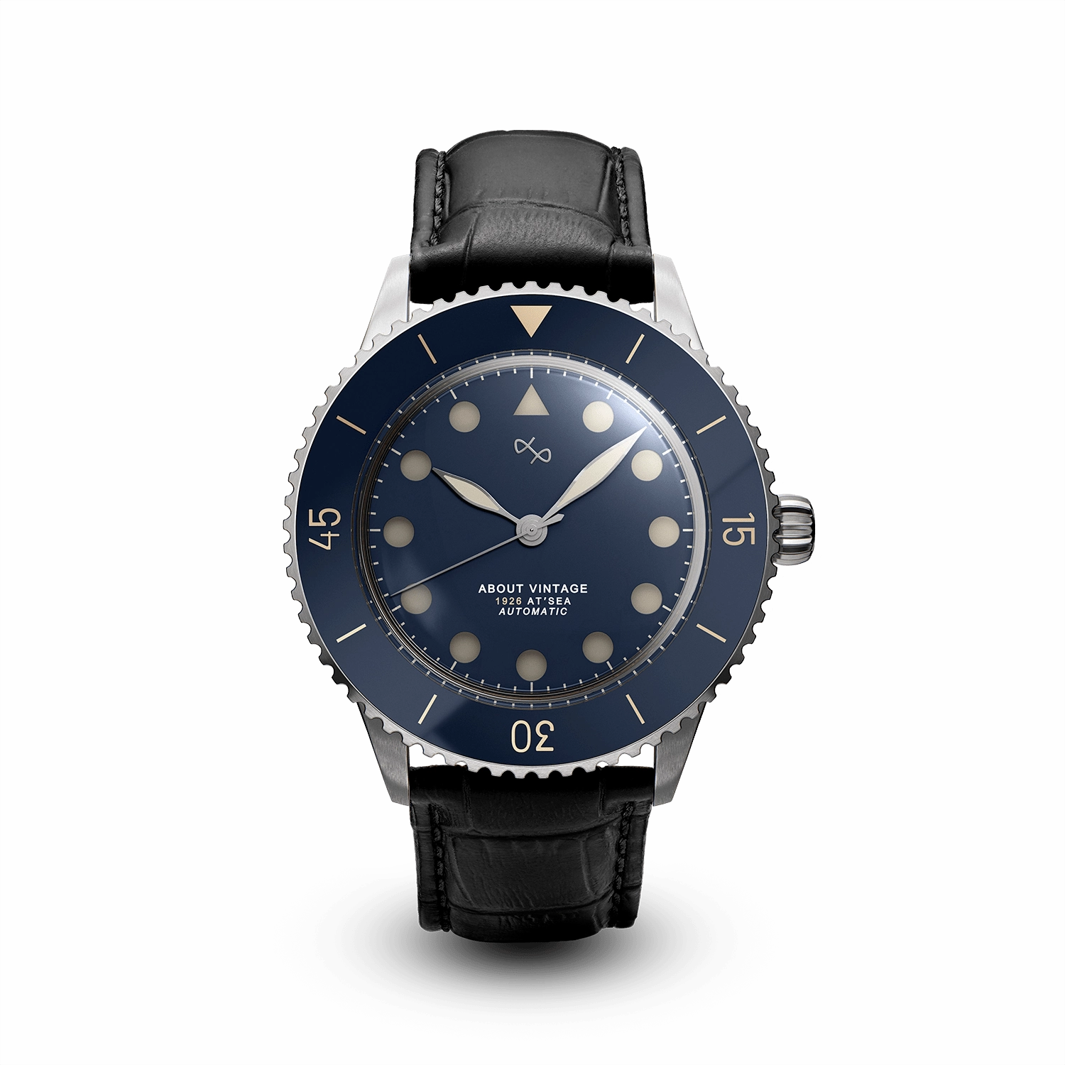 1926 Automatic. Steel / Blue Vintage