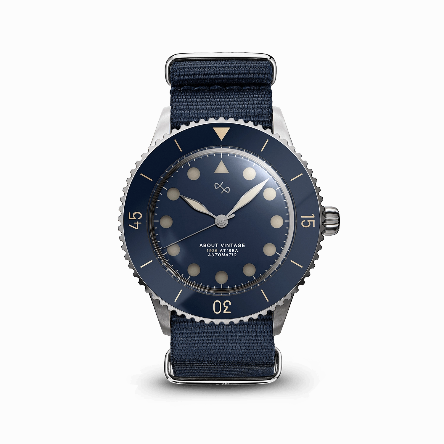 1926 Automatic. Steel / Blue Vintage
