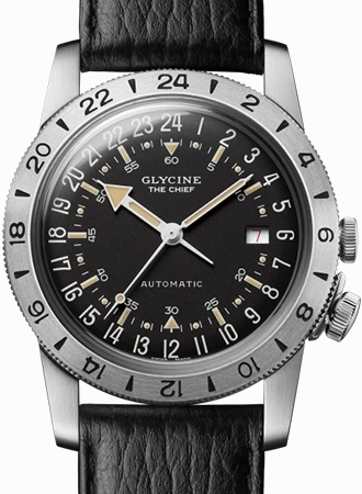 Airman “The Chief” Purist Black - Leather Ref. GL0469
