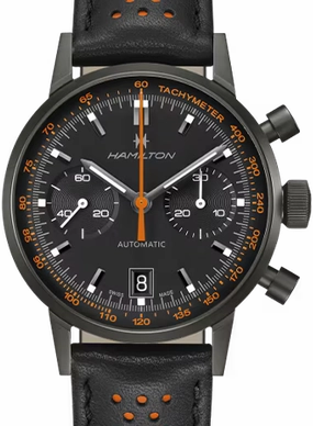 American Classic Intra-matic Auto Chrono Blackout Orange Ref. H38446732