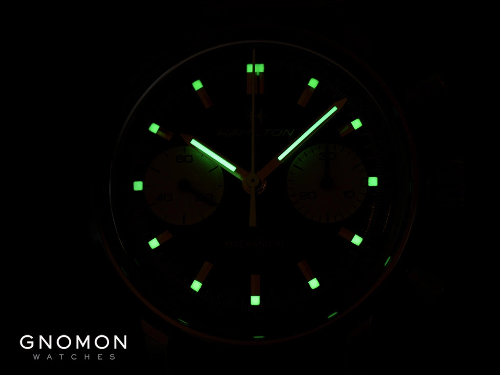 American Classic Intra-Matic Chronograph H Black - Bracelet Ref. H38429130