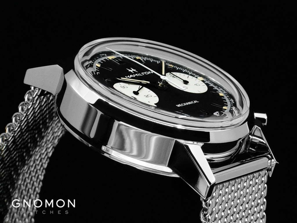 American Classic Intra-Matic Chronograph H Black - Bracelet Ref. H38429130