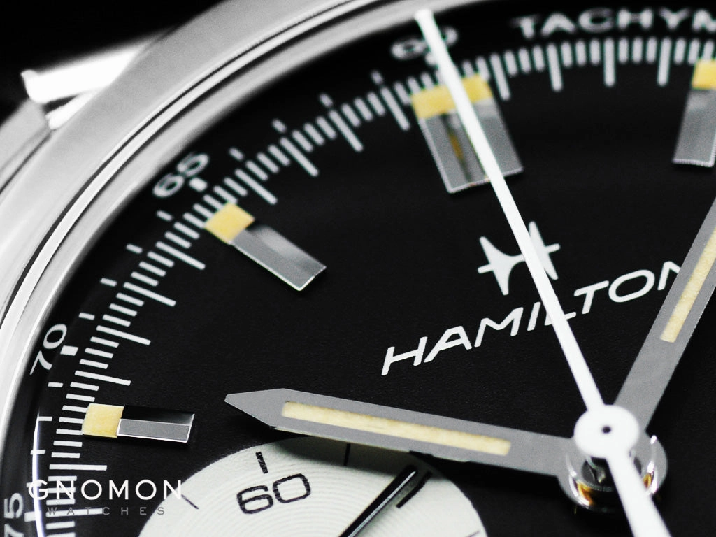 American Classic Intra-Matic Chronograph H Black - Bracelet Ref. H38429130