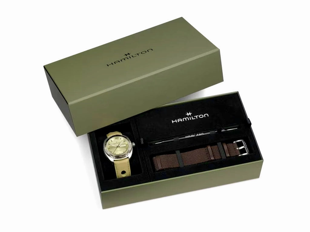 American Classic Pan Europ Day Date Auto Green Ref. H35445860