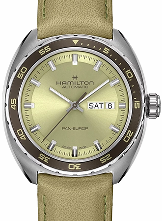 American Classic Pan Europ Day Date Auto Green Ref. H35445860