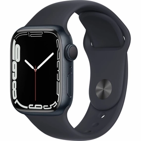 Apple Watch Gen 7 Series 7 41mm Midnight Aluminum - Midnight Sport Band MKMX3LL/A