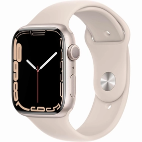 Apple Watch Gen 7 Series 7 45mm Starlight Aluminum - Starlight Sport Band MKNP3LL/A