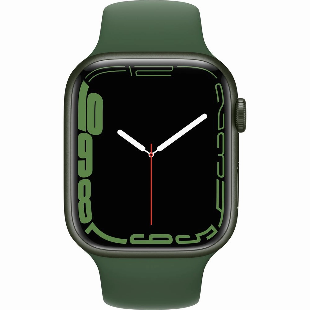 Apple Watch Gen 7 Series 7 Cell 45mm Green Aluminum - Clover Sport Band MKJ93LL/A