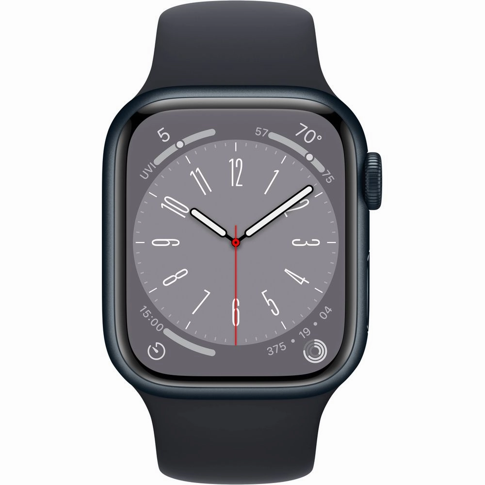 Apple Watch Gen 8 Series 8 41mm Midnight Aluminum - Midnight Sport Band MNU73LL/A