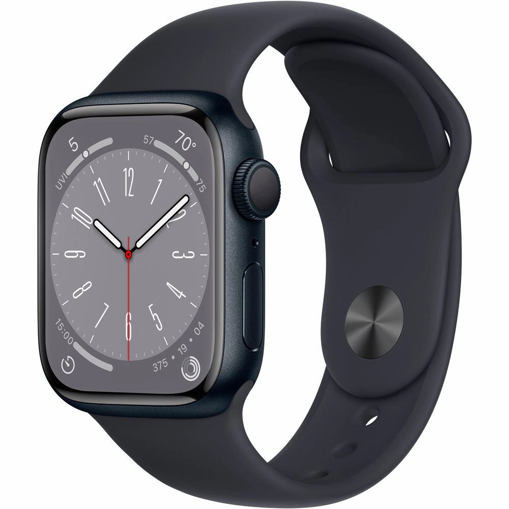 Apple Watch Gen 8 Series 8 41mm Midnight Aluminum - Midnight Sport Band MNU73LL/A