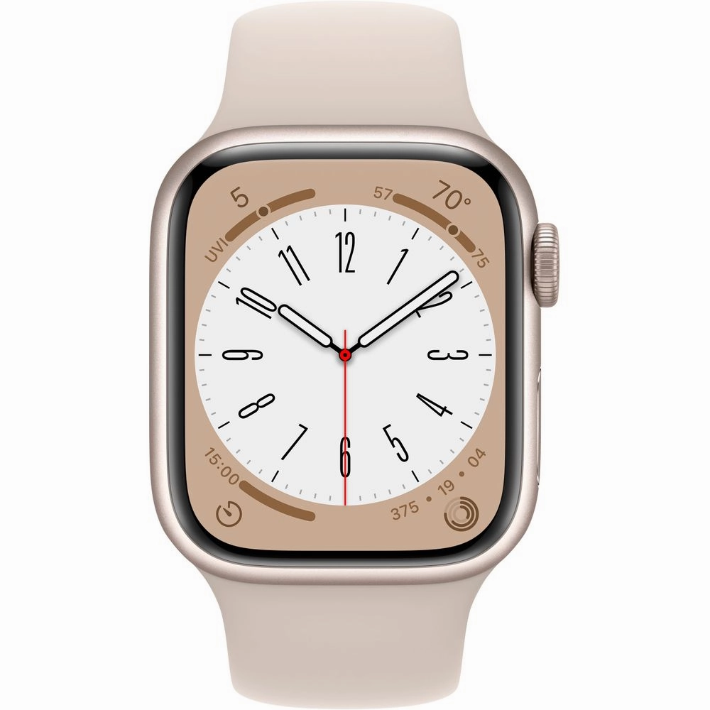 Apple Watch Gen 8 Series 8 41mm Starlight Aluminum - Starlight Sport Band 3K762LL/A