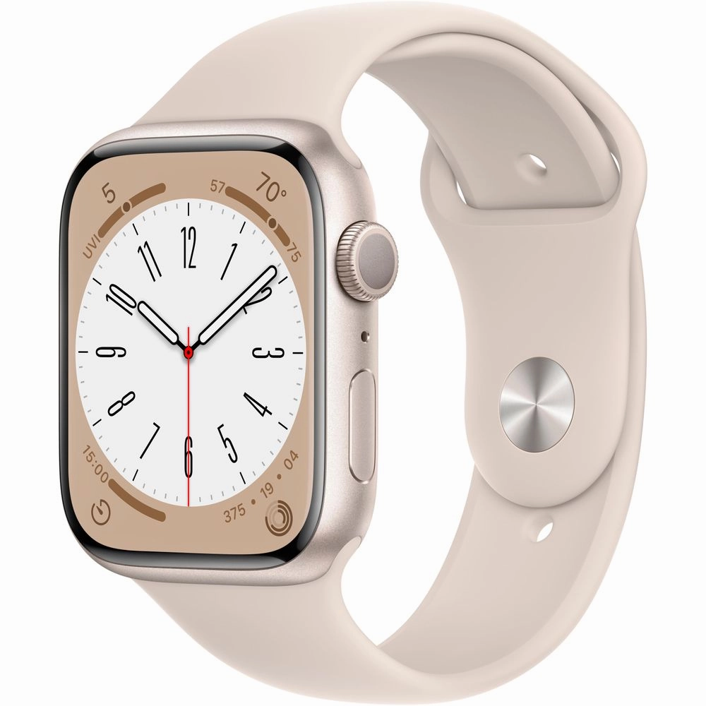 Apple Watch Gen 8 Series 8 41mm Starlight Aluminum - Starlight Sport Band MNU93LL/A
