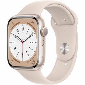 Apple Watch Gen 8 Series 8 41mm Starlight Aluminum - Starlight Sport Band MNU93LL/A