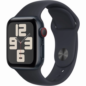 Apple Watch SE 2 Cell 40mm Midnight Aluminum - Midnight Sport Band MXFT3LL/A