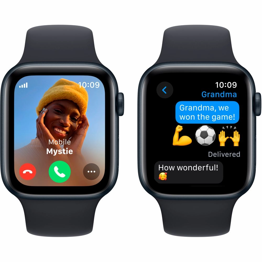 Apple Watch SE 2 Cell 44mm Midnight Aluminum - Midnight Sport Band MRH73LL/A