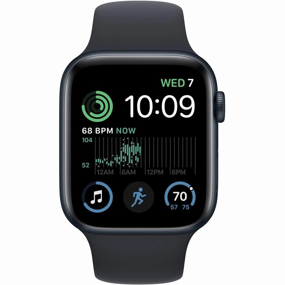 Apple Watch SE 2 Cell 44mm Midnight Aluminum - Midnight Sport Band MRH73LL/A