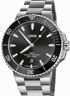 Aquis Date Black - Bracelet - 41.5mm - Ref. 01 733 7787 4154-07 8 22 04PEB