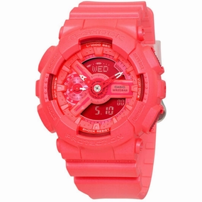 Casio Women's Watch - G-Shock World Time Pink Resin Strap Ana-Digi | GMA-S110VC-4ACR