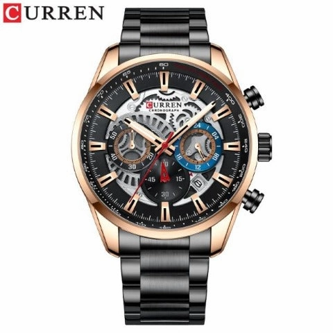 Curren Men's Full Steel Chronograph Watch (Dial 4.5cm) - CUR212